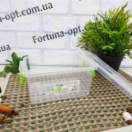 Контейнер пищевой прямоугольный 1,5 л - 0380 ✅ базовая цена 35.03 грн. ✔ Опт ✔ Скидки ✔ Заходите! - Интернет-магазин ✅Фортуна-опт ✅