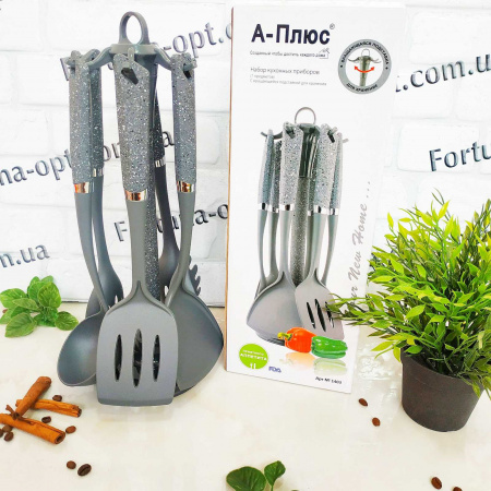 Набор кухонных принадлежностей из нержавеющей стали A-Plus - 1403 (7 предметов) ✅ базовая цена $14.23 ✔ Опт ✔ Скидки ✔ Заходите! - Интернет-магазин ✅ Фортуна-опт ✅