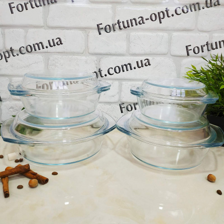 Кастрюли из термостекла A-Plus - 1095 (4шт) ✅ базовая цена $17.54 ✔ Опт ✔ Скидки ✔ Заходите! - Интернет-магазин ✅ Фортуна-опт ✅