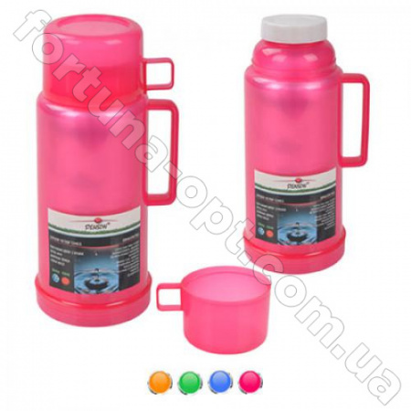 Термос пластиковый со стеклянной колбой 1.0 л Stenson - 245 T ➜ фото ➜ розн цена $5.19 - Интернет-магазин ✅ Fortuna-opt.com.ua. ✅ 