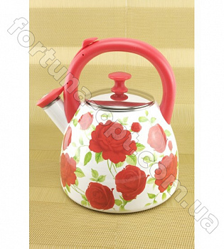 Чайник эмалированый со свистком 2.8 л A-Plus-2052 ✅ базовая цена $14.92 ✔ Опт ✔ Акции ✔ Заходите! - Интернет-магазин Fortuna-opt.com.ua.