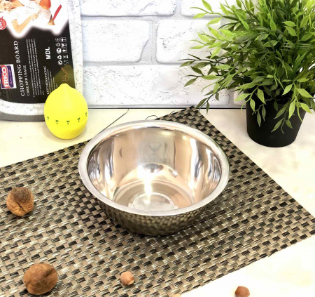 Миска из нержавеющей стали A-Plus - 0874 (20 см) ✅ базовая цена $1.02 ✔ Опт ✔ Скидки ✔ Заходите! - Интернет-магазин ✅ Фортуна-опт ✅