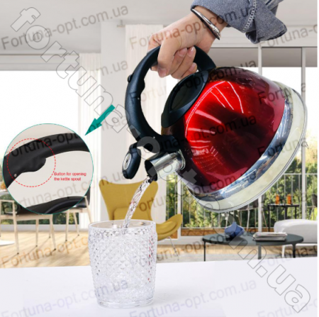 Чайник из нержавеющей стали 2,5 л A-Plus - 1237