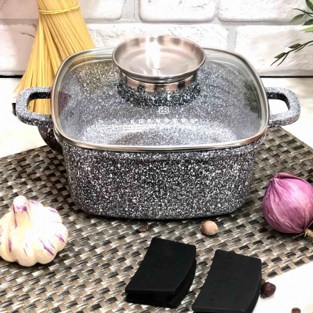 Казан - жаровня с крышкой Edenberg EB - 3971 - 2,8 л - 20 см✅базовая цена$23.85✔Опт✔Скидки✔Заходите! - Интернет-магазин ✅Фортуна-опт ✅