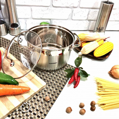 Кастрюля Wellberg WB - 2175 - 2,9 л ✅ базовая цена $16.15 ✔ Опт ✔ Скидки ✔ Заходите! - Интернет-магазин ✅ Фортуна-опт ✅