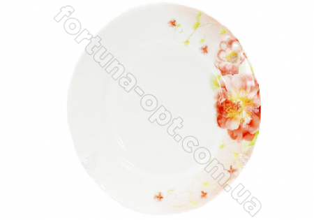 Тарелка стеклокерамика мелкая №8 Шиповник 1350 ✅ базовая цена 33.60 грн. ✔ Опт ✔ Скидки ✔ Заходите! - Интернет-магазин ✅ Фортуна-опт ✅