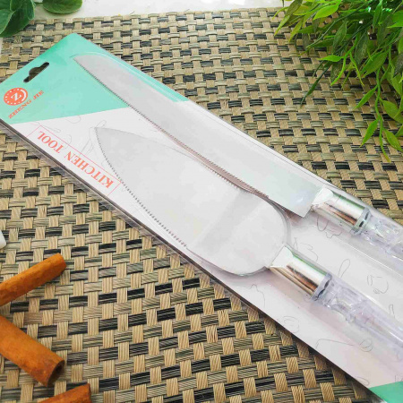 Набор для торта 2 шт. лопатка + нож 1754 ✅ базовая цена 92.79 грн. ✔ Опт ✔ Скидки ✔ Заходите! - Интернет-магазин ✅ Фортуна-опт ✅