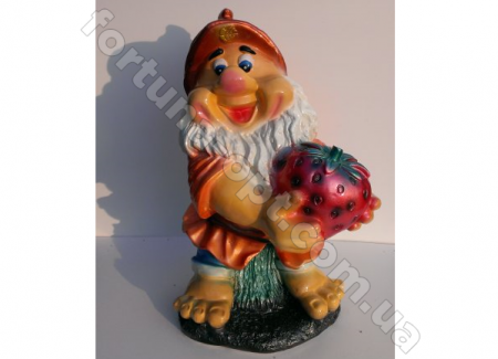 Гном с клубникой 9854 (К) ✅ базовая цена 384.80 грн. ✔ Опт ✔ Скидки ✔ Заходите! - Интернет-магазин ✅ Фортуна-опт ✅