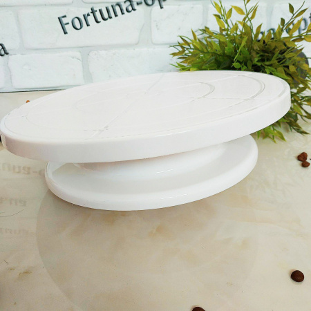 Стол поворотный для украшения торта 28 см A-Plus - 0048✅базовая цена$4.12✔Опт✔Скидки✔Заходите! - Интернет-магазин ✅Фортуна-опт ✅