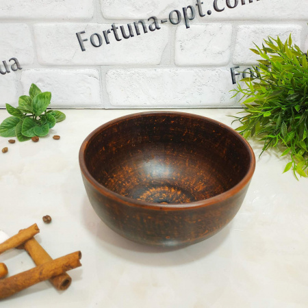 Пиала 1 л красная глина 2968 ✅ базовая цена 49.73 грн. ✔ Опт ✔ Скидки ✔ Заходите! - Интернет-магазин ✅ Фортуна-опт ✅