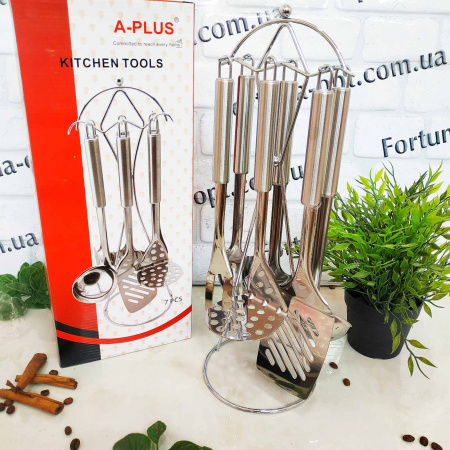 Набор кухонных принадлежностей из нержавеющей стали A-Plus - 1405 (7 предметов) ✅ базовая цена $11.99 ✔ Опт ✔ Скидки ✔ Заходите! - Интернет-магазин ✅ Фортуна-опт ✅
