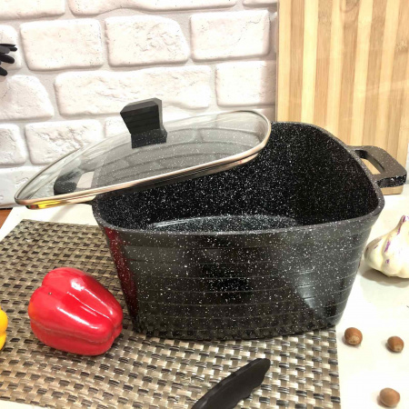 Набор кастрюль Top Kitchen черный ТК 00024  ✅ базовая цена $58.35 ✔ Опт ✔ Скидки ✔ Заходите! - Интернет-магазин ✅ Фортуна-опт ✅