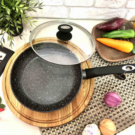 Сковорода с крышкой Edenberg EB 24 см - 4109  ✅ базовая цена $14.34 ✔ Опт ✔ Скидки ✔ Заходите! - Интернет-магазин ✅ Фортуна-опт ✅