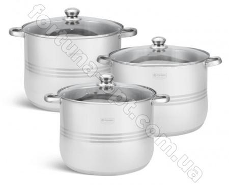 Набор больших кастрюль Edenberg EB - 516➜ Опт и розница ✅ актуальная цена -Интернет магазин ✅ Фортуна ✅