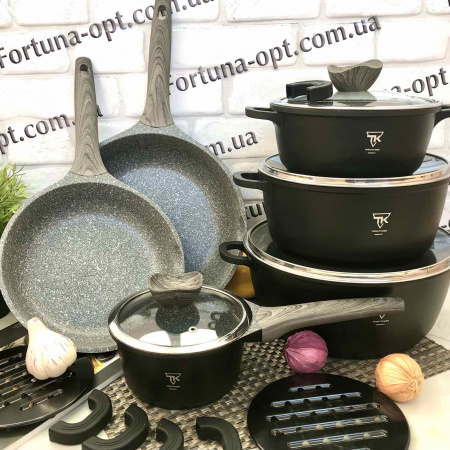 Набор посуды Top Kitchen TK 00022 черный ✅ базовая цена $96.69 ✔ Опт ✔ Скидки ✔ Заходите! - Интернет-магазин ✅ Фортуна-опт ✅