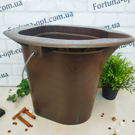 Ведро туалетное с металлической ручкой П А 5119 ✅базовая цена 266.33 грн. ✔ Опт ✔ Скидки ✔ Заходите! - Интернет-магазин ✅ Фортуна-опт ✅