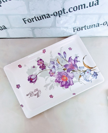 Поднос меламиновый A-Plus - 5647 -  46*32 см ✅ базовая цена $4.71 ✔ Опт ✔ Скидки ✔ Заходите! - Интернет-магазин ✅ Фортуна-опт ✅