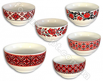 Пиала керамическая Украина 480 мл Elina EL-4173 ➜ Оптом и в розницу ✅ актуальная цена - Интернет магазин ✅ Фортуна ✅