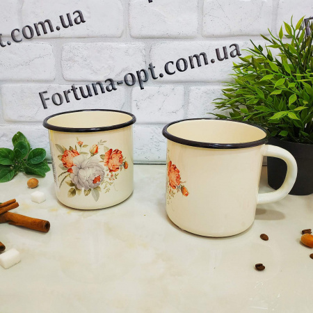 Кружка эмалированная 1,0 л 0107/2 Микс ✅ базовая цена 206.13 грн. ✔ Опт ✔ Скидки ✔ Заходите! - Интернет-магазин ✅ Фортуна-опт ✅