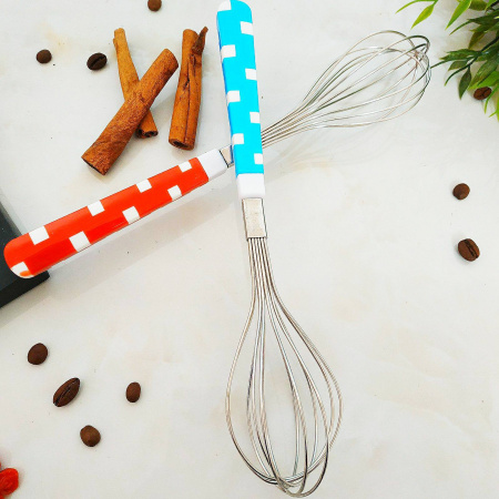 Венчик нержавеющий с пластиковой ручкой A-Plus - 0734 ✅ базовая цена $0.63 ✔ Опт ✔ Скидки ✔ Заходите! - Интернет-магазин ✅ Фортуна-опт ✅