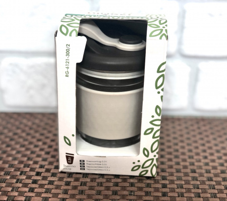 Чашка-термос RINGEL 300 мл коричневая 6121-300/2 ➜ фото ➜ розн цена 168.79 грн. - Интернет-магазин ✅ Fortuna-opt.com.ua. ✅