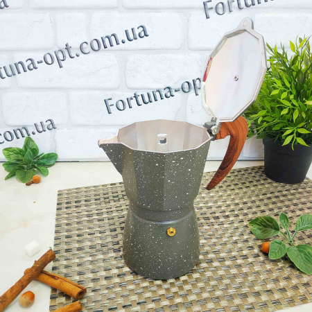 Гейзерная кофеварка мраморная A-Plus - 2085 300 мл ✅ базовая цена $6.52 ✔ Опт ✔ Скидки ✔ Заходите! - Интернет-магазин ✅ Фортуна-опт ✅