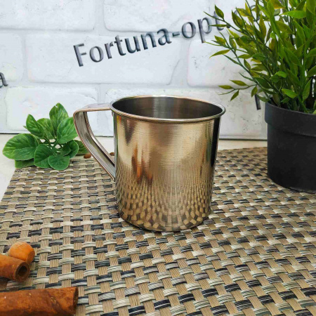 Кружка из нержавеющей стали 9 см A-Plus - 0274 ✅ базовая цена $0.91 ✔ Опт ✔ Скидки ✔ Заходите! - Интернет-магазин ✅ Фортуна-опт ✅