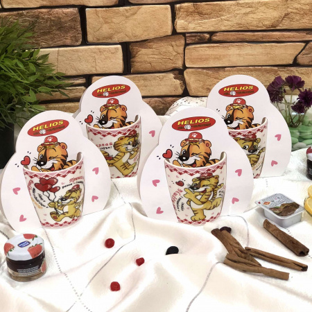 Чашка с тиграми 240 мл подарочная - 2701 ✅ базовая цена 67.84 грн. ✔ Опт ✔ Скидки ✔ Заходите! - Интернет-магазин ✅ Фортуна-опт ✅