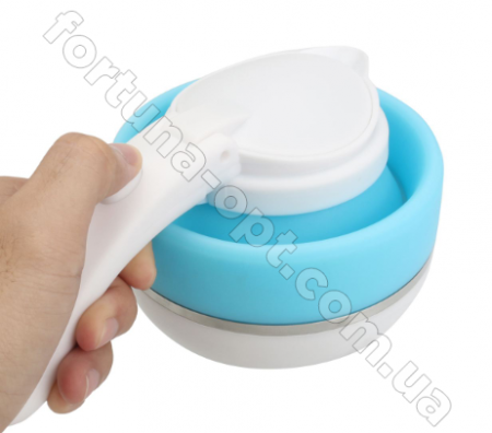 Складной силиконовый электрочайник Electric Kettle - 7107 ✅ базовая цена $10.74 ✔ Опт ✔ Скидки ✔ Заходите! - Интернет-магазин ✅ Фортуна-опт ✅