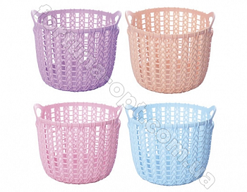 Корзина-плетенка пластиковая 26*16 см - Stenson - 85260 ✅ базовая цена $2.25 ✔ Опт ✔ Акции ✔ Заходите! - Интернет-магазин Fortuna-opt.com.ua.