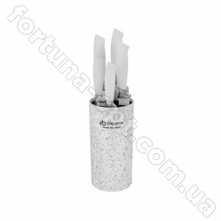 Набор ножей с колодой Edenberg EB-5103 W - 7 пр ✅ базовая цена $18.13 ✔ Опт ✔ Скидки ✔ Заходите! - Интернет-магазин ✅ Фортуна-опт ✅