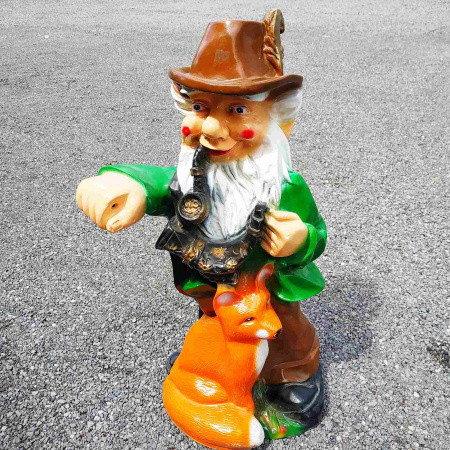 Гном большой с лисой 68 см полимер 0018 ✅ базовая цена 473.60 грн. ✔ Опт ✔ Скидки ✔ Заходите! - Интернет-магазин ✅ Фортуна-опт ✅