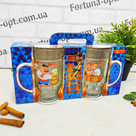 Пивной бокал 2 шт/наб 1143 - 8216 - 500 мл ✅ базовая цена 196.54 грн. ✔ Опт ✔ Скидки ✔ Заходите! - Интернет-магазин ✅ Фортуна-опт ✅