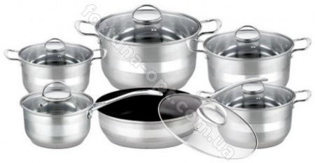 Набор кастрюль со сковородкой Edenberg EB - 3732➜ Опт и розница ✅ актуальная цена -Интернет магазин ✅ Фортуна ✅