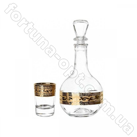 Набор графин и 6 стопок Версаче 08-500/837 ✅ базовая цена 245.20 грн. ✔ Опт ✔ Скидки ✔ Заходите! - Интернет-магазин ✅ Фортуна-опт ✅