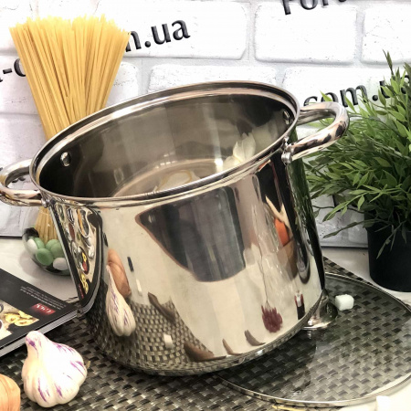 Кастрюля нержавеющая 6,8 л А-Плюс - 1392  ✅ базовая цена $16.10 ✔ Опт ✔ Скидки ✔ Заходите! - Интернет-магазин ✅ Фортуна-опт ✅