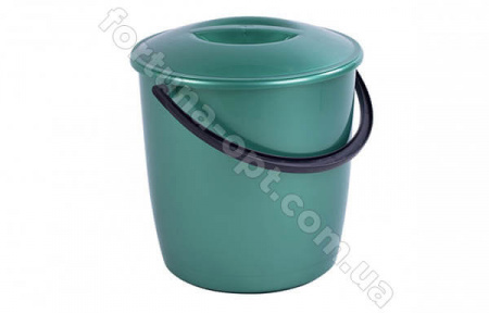 Ведро пластмассовое 12 л с крышкой - 12954 ✅базовая цена 67.54 грн. ✔ Опт ✔ Скидки ✔ Заходите! - Интернет-магазин ✅ Фортуна-опт ✅