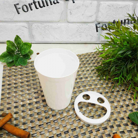 Подставка стакан для зубных щеток 04003 ✅ базовая цена 23.47 грн. ✔ Опт ✔ Скидки ✔ Заходите! - Интернет-магазин ✅ Фортуна-опт ✅