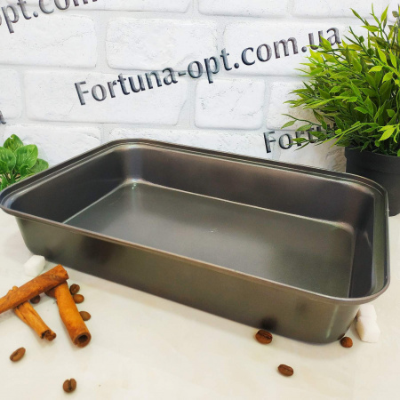 Противень для выпечки прямоугольный A-Plus - 2094 - 24х24х6 см ✅ базовая цена $3.28 ✔ Опт ✔ Скидки ✔ Заходите! - Интернет-магазин ✅ Фортуна-опт ✅