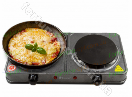 Электроплита Domotec - 5822 (2000 Вт) ✅ базовая цена $21.70 ✔ Опт ✔ Скидки ✔ Заходите! - Интернет-магазин ✅ Фортуна-опт ✅