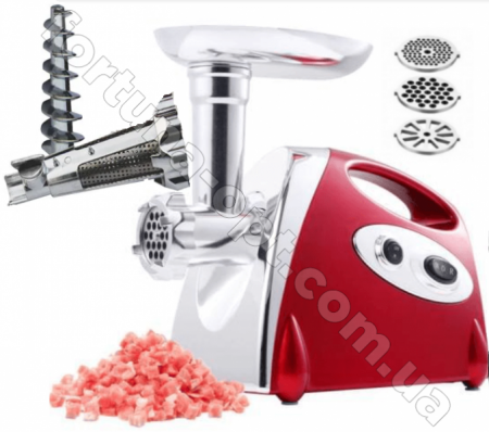 Электрическая мясорубка с соковыжималкой Domotec MS-2019 2400 Вт Красная ✅ базовая цена $52.57 ✔ Опт ✔ Скидки ✔ Заходите! - Интернет-магазин ✅ Фортуна-опт ✅