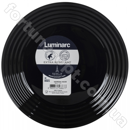 Тарелка десертная Harena Black 190 мм - 7613 ✅ базовая цена 27.28 грн. ✔ Опт ✔ Скидки ✔ Заходите! - Интернет-магазин ✅ Фортуна-опт ✅