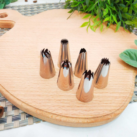 Мешок кондитерский силиконовый 6шт/набор + 6 нержавеющих насадок 17892 ✅ базовая цена 77.92 грн. ✔ Опт ✔ Скидки ✔ Заходите! - Интернет-магазин ✅ Фортуна-опт ✅