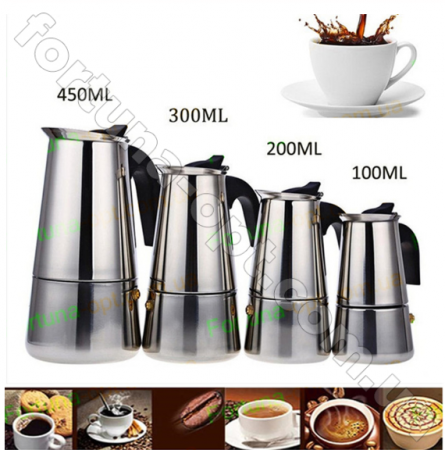 Гейзерная кофеварка из нержавеющей стали на 9 чашек Edenberg EB - 1807 ✅ базовая цена $9.95 ✔ Опт ✔ Скидки ✔ Заходите! - Интернет-магазин ✅ Фортуна-опт ✅