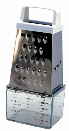 Терка н/ж 4-гр  с контейнером 80*60*200 мм 2403 ✅ базовая цена $2.45 ✔ Опт ✔ Скидки ✔ Заходите! - Интернет-магазин ✅ Фортуна-опт ✅