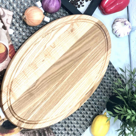 Доска разделочная Ясень овал 30*45см 3045яо ✅ базовая цена $7.39 ✔ Опт ✔ Скидки ✔ Заходите! - Интернет-магазин ✅ Фортуна-опт ✅