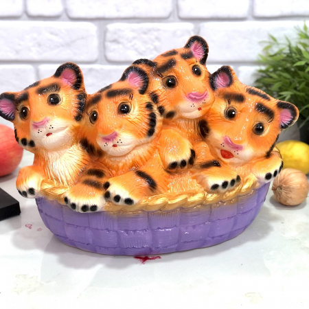 Копилка Тигры в корзине 1940 ✅ базовая цена 107.70 грн. ✔ Опт ✔ Скидки ✔ Заходите! - Интернет-магазин ✅ Фортуна-опт ✅