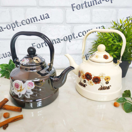 Чайник эмалированный без свистка Edenberg 1.7 л EB 3355 ✅ базовая цена $11.35 ✔ Опт ✔ Скидки ✔ Заходите! - Интернет-магазин ✅ Фортуна-опт ✅
