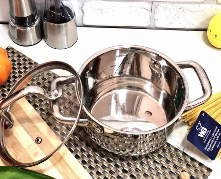 Кастрюля Wellberg WB - 1149 - 3,6л ✅ базовая цена 471.07 грн. ✔ Опт ✔ Скидки ✔ Заходите! - Интернет-магазин ✅ Фортуна-опт ✅