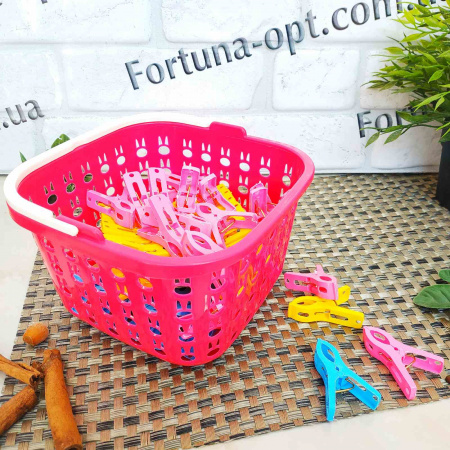 Прищепки бытовые в ведре 36 шт/уп Stenson - 84733 ✅ базовая цена $2.68 ✔ Опт ✔ Скидки ✔ Заходите! - Интернет-магазин ✅ Фортуна-опт ✅